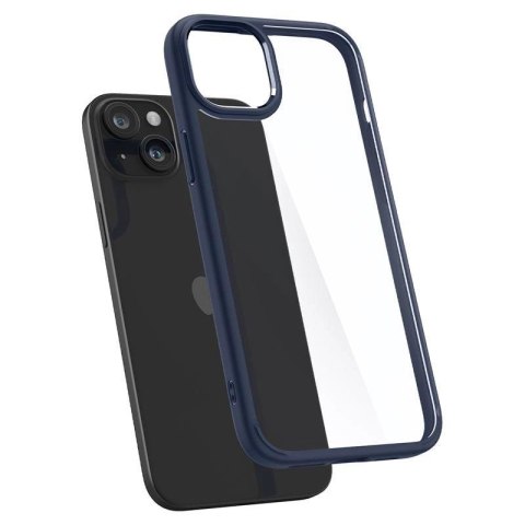 Etui Spigen Ultra Hybrid na iPhone 15 Plus - ciemnoniebieskie Etui Spigen Ultra Hybrid na iPhone 15 Plus - ciemnoniebieskie
