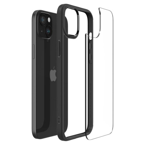 Etui Spigen Ultra Hybrid na iPhone 15 Plus - czarny mat Etui Spigen Ultra Hybrid na iPhone 15 Plus - czarny mat
