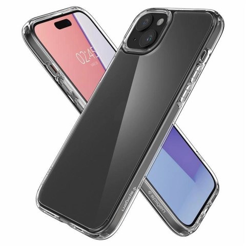 Etui Spigen Ultra Hybrid na iPhone 15 - przezroczysto-matowe