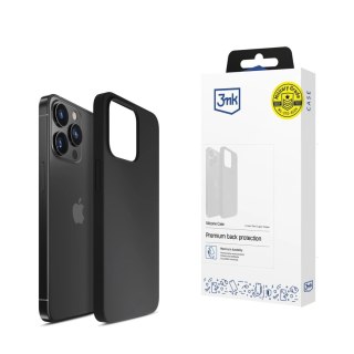 Etui 3mk Silicone Case na iPhone 15 Pro Max - czarne