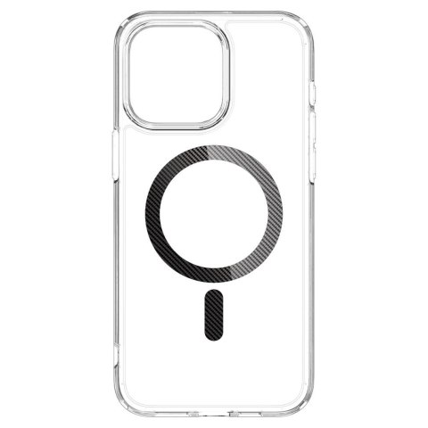 Etui Spigen Ultra Hybrid Mag z MagSafe na iPhone 15 Pro Max - szare Etui Spigen Ultra Hybrid Mag z MagSafe na iPhone 15 Pro Max - szare