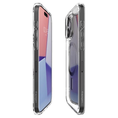 Etui Spigen Ultra Hybrid Mag z MagSafe na iPhone 15 Pro Max - szare Etui Spigen Ultra Hybrid Mag z MagSafe na iPhone 15 Pro Max - szare