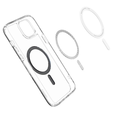 Etui Spigen Ultra Hybrid Mag z MagSafe na iPhone 15 - szare Etui Spigen Ultra Hybrid Mag z MagSafe na iPhone 15 - szare
