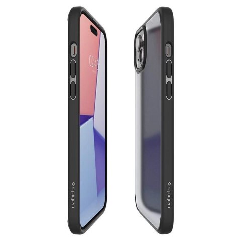 Etui Spigen Ultra Hybrid na iPhone 15 Plus - czarne Etui Spigen Ultra Hybrid na iPhone 15 Plus - czarne