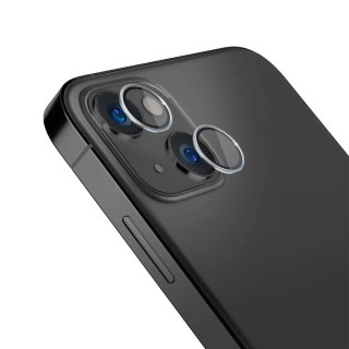 Osłona aparatu 3mk Lens Protection Pro na iPhone 15 Plus - srebrna