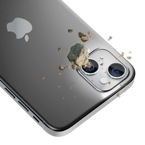 Osłona aparatu 3mk Lens Protection Pro na iPhone 15 Plus - srebrna