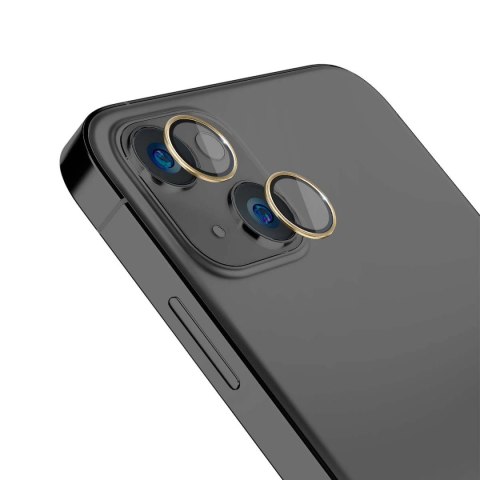 Osłona aparatu 3mk Lens Protection Pro na iPhone 15 Plus - żółta