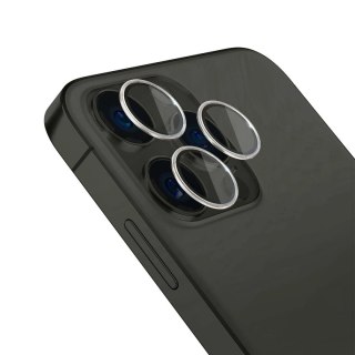 Osłona aparatu 3mk Lens Protection Pro na iPhone 15 Pro - srebrna