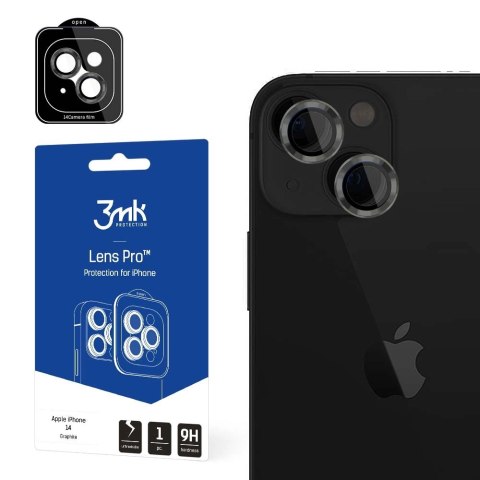 Osłona aparatu 3mk Lens Protection Pro na iPhone 15 - grafitowa