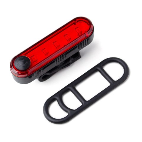Zestaw lampek rowerowych Wozinsky WSBLB1 przednia i tylna USB-C - czarny Zestaw lampek rowerowych Wozinsky WSBLB1 przednia i tylna USB-C - czarny