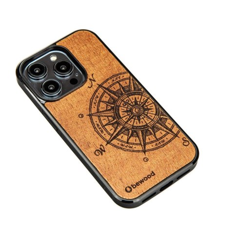 Etui Bewood Traveler Merbau drewniane na iPhone 15 Pro - jasnobrązowe Etui Bewood Traveler Merbau drewniane na iPhone 15 Pro - jasnobrązowe