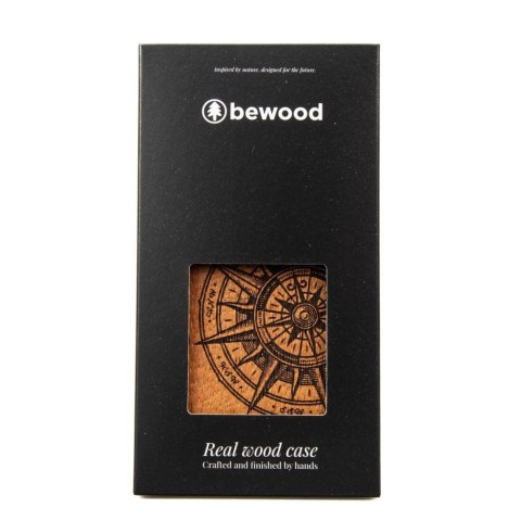 Etui Bewood Traveler Merbau drewniane na iPhone 15 Pro - jasnobrązowe Etui Bewood Traveler Merbau drewniane na iPhone 15 Pro - jasnobrązowe