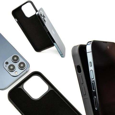 Etui Bewood Unique MagSafe Orange z drewna i żywicy na iPhone 15 Plus - pomarańczowo-czarne Etui Bewood Unique MagSafe Orange z drewna i żywicy na iPhone 15 Plus - pomarańczowo-czarne