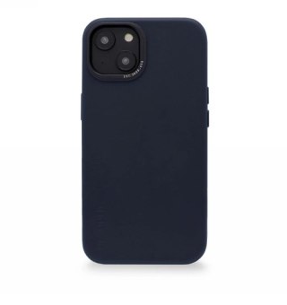 Etui Decoded Leather Case skórzane z MagSafe do iPhone 14 Plus - granatowe