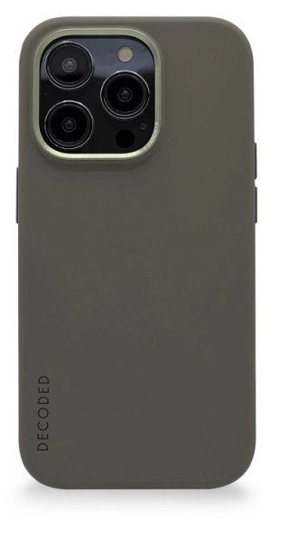 Etui Decoded Silicone Case silikonowe z MagSafe do iPhone 14 Pro Max - zielone
