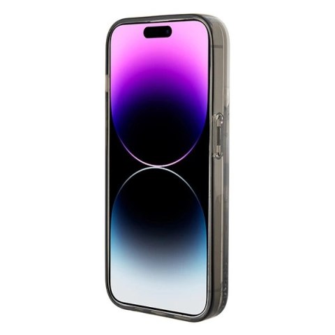 Etui Karl Lagerfeld Liquid Glitter Ikonik do iPhone 15 Pro Max - przezroczyste Etui Karl Lagerfeld Liquid Glitter Ikonik do iPhone 15 Pro Max - przezroczyste
