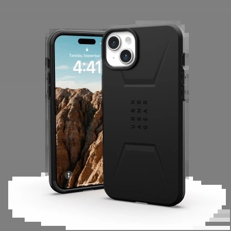 Etui UAG Civilian MagSafe do iPhone 15 Plus - czarne Etui UAG Civilian MagSafe do iPhone 15 Plus - czarne