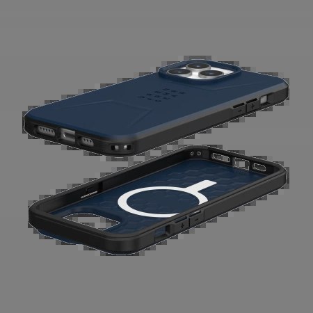 Etui UAG Civilian MagSafe do iPhone 15 Pro Max - ciemnoniebieskie Etui UAG Civilian MagSafe do iPhone 15 Pro Max - ciemnoniebieskie