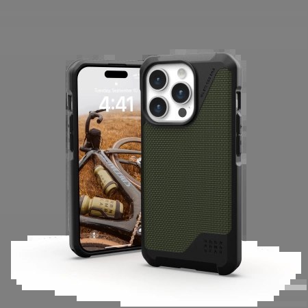 Etui UAG Metropolis LT MagSafe do iPhone 15 Pro - zielony kevlar Etui UAG Metropolis LT MagSafe do iPhone 15 Pro - zielony kevlar