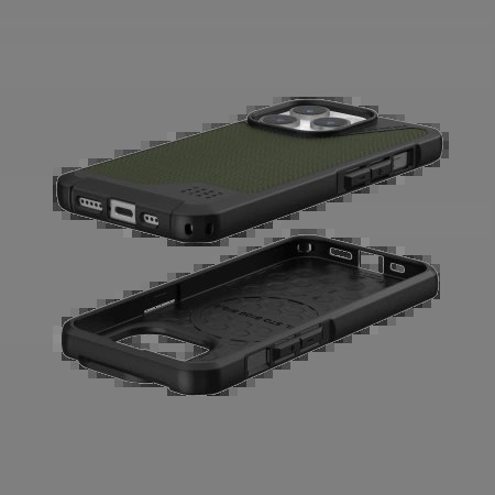 Etui UAG Metropolis LT MagSafe do iPhone 15 Pro - zielony kevlar Etui UAG Metropolis LT MagSafe do iPhone 15 Pro - zielony kevlar