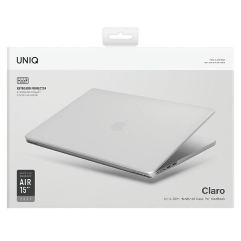 Etui UNIQ Claro MacBook Air 15'' (2023) - przezroczyste Etui UNIQ Claro MacBook Air 15'' (2023) - przezroczyste