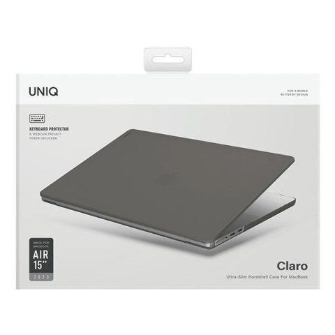 Etui UNIQ Claro MacBook Air 15" (2023) - przezroczysto-szare Etui UNIQ Claro MacBook Air 15" (2023) - przezroczysto-szare