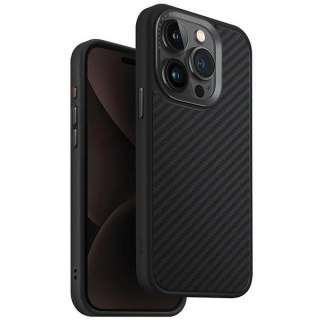 Etui UNIQ Keva Magclick Charging do iPhone 15 Pro - czarne