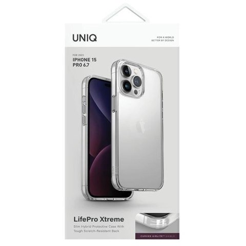Etui UNIQ LifePro Xtreme Magclick Charging do iPhone 15 Pro Max - przezroczyste Etui UNIQ LifePro Xtreme Magclick Charging do iPhone 15 Pro Max - przezroczyste