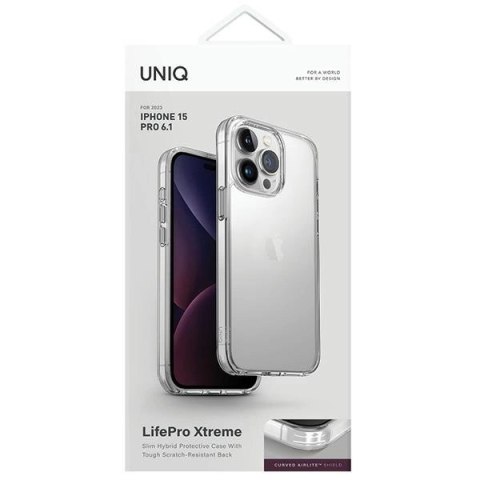 Etui UNIQ LifePro Xtreme Magclick Charging do iPhone 15 Pro - przezroczyste Etui UNIQ LifePro Xtreme Magclick Charging do iPhone 15 Pro - przezroczyste