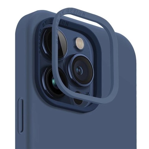 Etui UNIQ Lino Hue Magclick Charging do iPhone 15 Pro - granatowe Etui UNIQ Lino Hue Magclick Charging do iPhone 15 Pro - granatowe