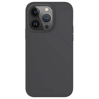 Etui UNIQ Lino Hue Magclick Charging do iPhone 15 Pro - szare