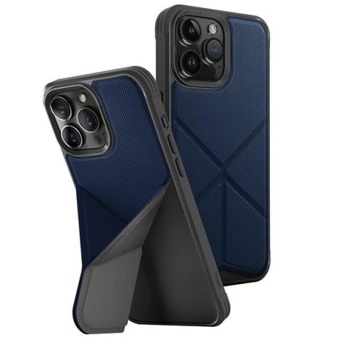 Etui UNIQ Transforma Magclick Charging do iPhone 15 Pro Max - niebieskie Etui UNIQ Transforma Magclick Charging do iPhone 15 Pro Max - niebieskie