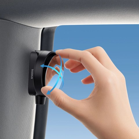 Lusterko wsteczne Baseus SafeRide Series z młotkiem bezpieczeństwa - czarne Lusterko wsteczne Baseus SafeRide Series z młotkiem bezpieczeństwa - czarne