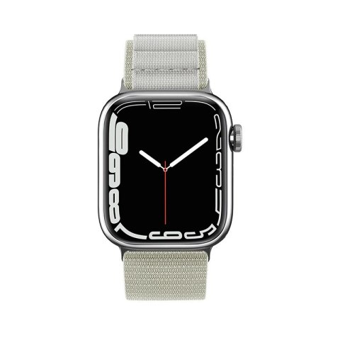Pasek ze stalową sprzączką Alpine do Apple Watch 38/40/41 mm - srebrny Pasek ze stalową sprzączką Alpine do Apple Watch 38/40/41 mm - srebrny