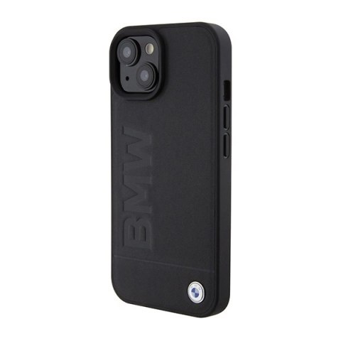 Etui BMW Signature Logo Imprint MagSafe do iPhone 15 - czarne Etui BMW Signature Logo Imprint MagSafe do iPhone 15 - czarne
