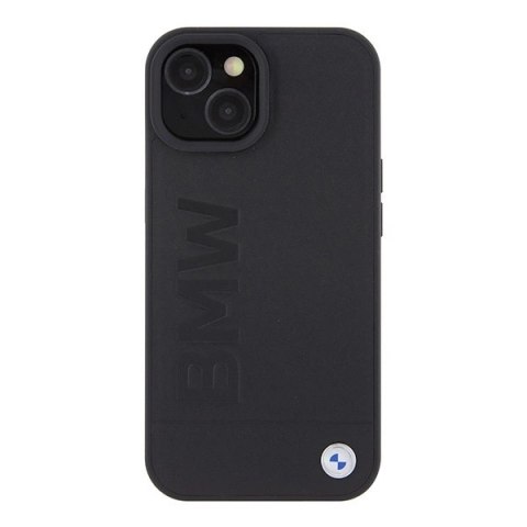 Etui BMW Signature Logo Imprint MagSafe do iPhone 15 - czarne Etui BMW Signature Logo Imprint MagSafe do iPhone 15 - czarne