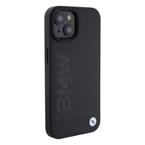 Etui BMW Signature Logo Imprint MagSafe do iPhone 15 - czarne Etui BMW Signature Logo Imprint MagSafe do iPhone 15 - czarne