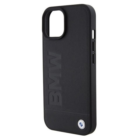 Etui BMW Signature Logo Imprint MagSafe do iPhone 15 - czarne Etui BMW Signature Logo Imprint MagSafe do iPhone 15 - czarne