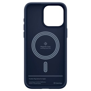 Etui Caseology Parallax Mag z MagSafe na iPhone 15 Pro Max - granatowe