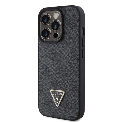 Etui Guess Crossbody 4G Metal Logo do iPhone 15 Pro Max - czarne