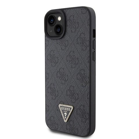 Etui Guess Crossbody 4G Metal Logo do iPhone 15 - czarne