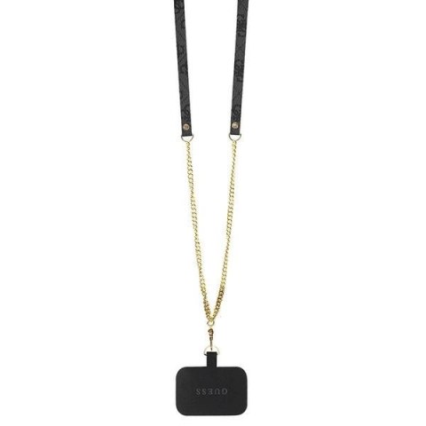 Etui Guess Crossbody 4G Metal Logo do iPhone 15 - czarne