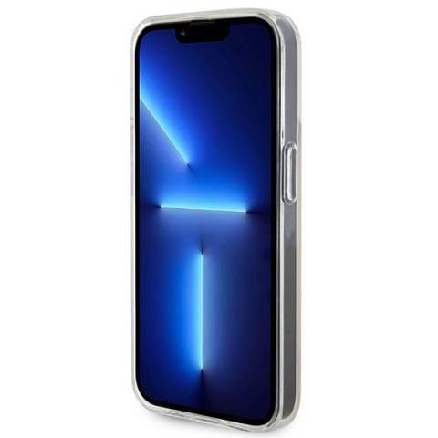 Etui Guess IML Faceted Mirror Disco Iridescent do iPhone 15 Pro Max - różowe