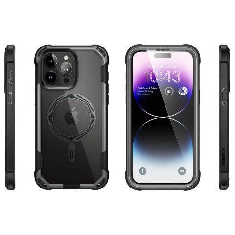 Etui Supcase IBLSN Ares Mag z MagSafe na iPhone 15 Pro Max - czarne Etui Supcase IBLSN Ares Mag z MagSafe na iPhone 15 Pro Max - czarne