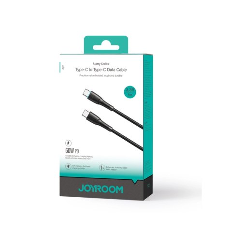 Kabel Joyroom Starry Series SA32-CC3 USB-C / USB-C 60W 1m - czarny