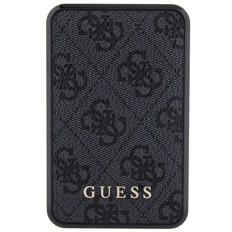 Powerbank Guess 4G Leather Metal Logo 18W 10000mAh - czarny Powerbank Guess 4G Leather Metal Logo 18W 10000mAh - czarny