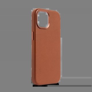 Etui Decoded Leather Case skórzane z MagSafe do iPhone 15 - brązowe