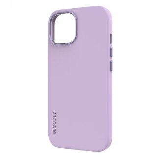 Etui Decoded Silicone Case silikonowe z MagSafe do iPhone 15 - lawendowe