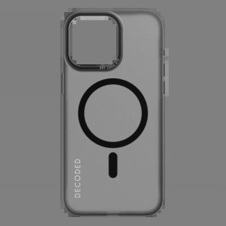 Etui Decoded Transparent Grip Case z MagSafe do iPhone 15 Pro Max - szaro-czarne