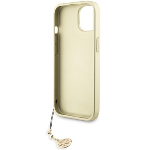 Etui Guess 4G Charms Collection do iPhone 15 - szare
